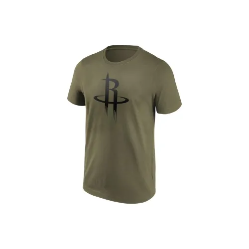 NBA Houston Rockets T-Shirts Men Olive Green