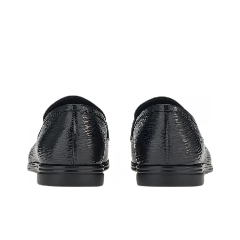 FERRAGAMO GANCINI Casual Shoes Men's Black-3
