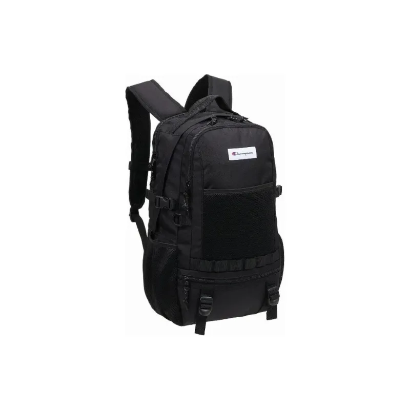 Champion Recycled Polyester Backpack Unisex Black & White-1