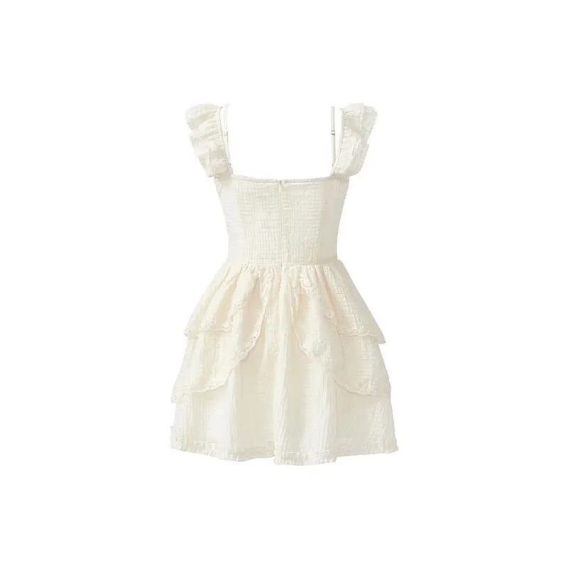Incolore Short Sleeved Dresses Women's Apricot-1