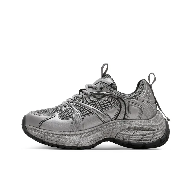 C°BANNER Low Top Chunky Sneakers Women's Gunmetal-0