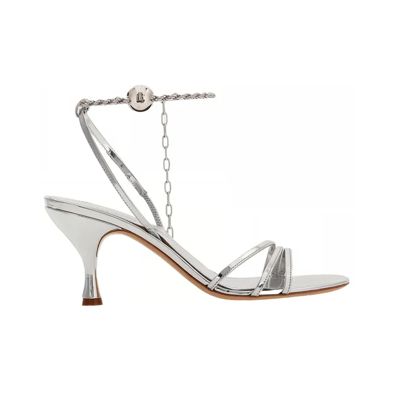 FERRAGAMO 70mm Patent Leather Strappy Sandals-1