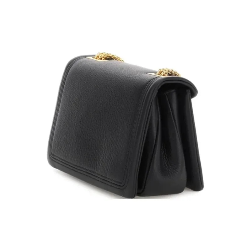 Valentino GARAVANI ROCKSTUD Leather Crossbody Bag, Shoulder Bag Women's Black-2