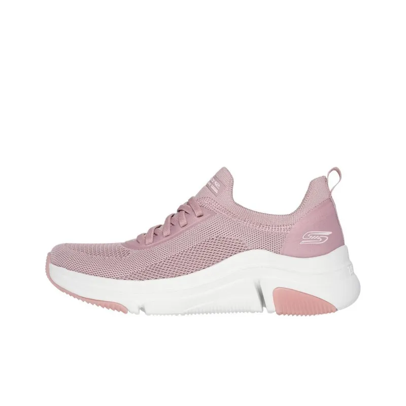 Skechers BOBS Sport Slip-Resistant Low-Top Casual Shoes Women's Pink White-0