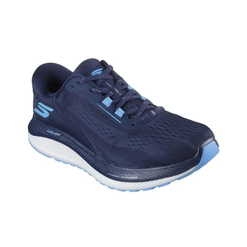 Skechers GO Run Persistence Anti Slip Wear Resistant Low Top Casual Running Shoes Men's Marine Blue-3