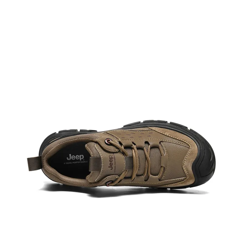 Jeep Outdoor Slip Resistant Abrasion Resistant Breathable Low Top Mountaineering & Hiking Shoes Men's-11