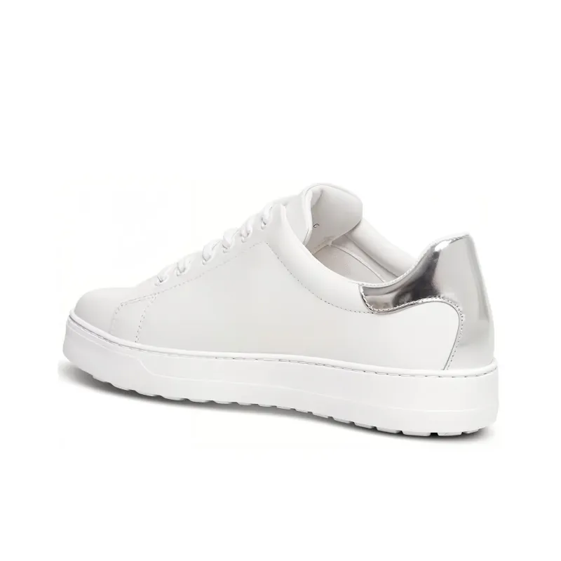 FERRAGAMO GANCINI Low Top Stylish Skateboarding Shoes Women's White-3
