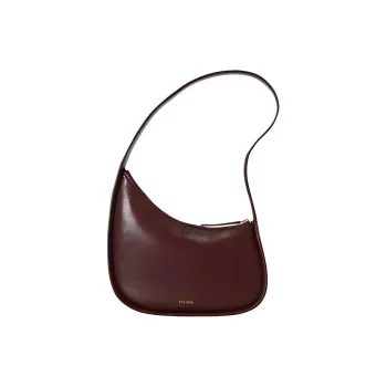 THE ROW Half Moon Zip Up Shoulder Bag