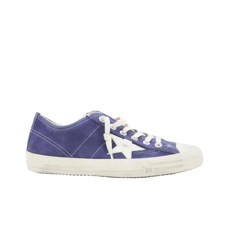 Golden Goose V Star 2 Low Top Skateboard Shoes Men's Blue-1