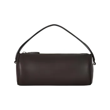 THE ROW Sheepskin Handbag Women's Chocolate Brown