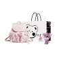 Pink+Exclusive Shopping Bag+Greeting Card+Dried Flower
