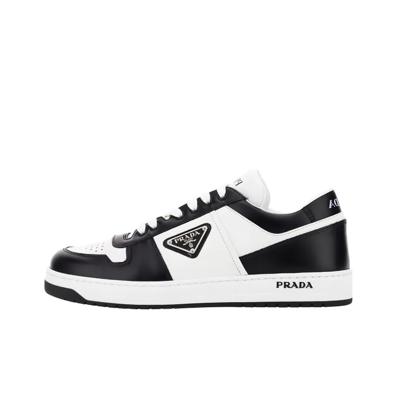 PRADA Downtown Leather 'White Black'-0