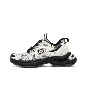 OLD ORDER Turbo GT Height Increasing Support Low Top Casual Running Shoes Unisex Black White