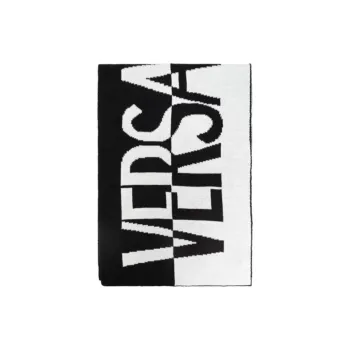 VERSACE JEANS COUTURE Logo-intarsia Scarf