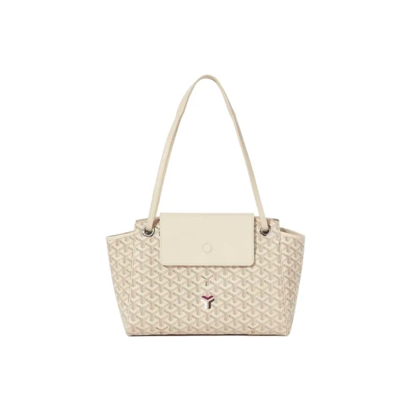 GOYARD Rouette Canvas Bag, One Shoulder Handbag Regular Women's Sand Stone-1