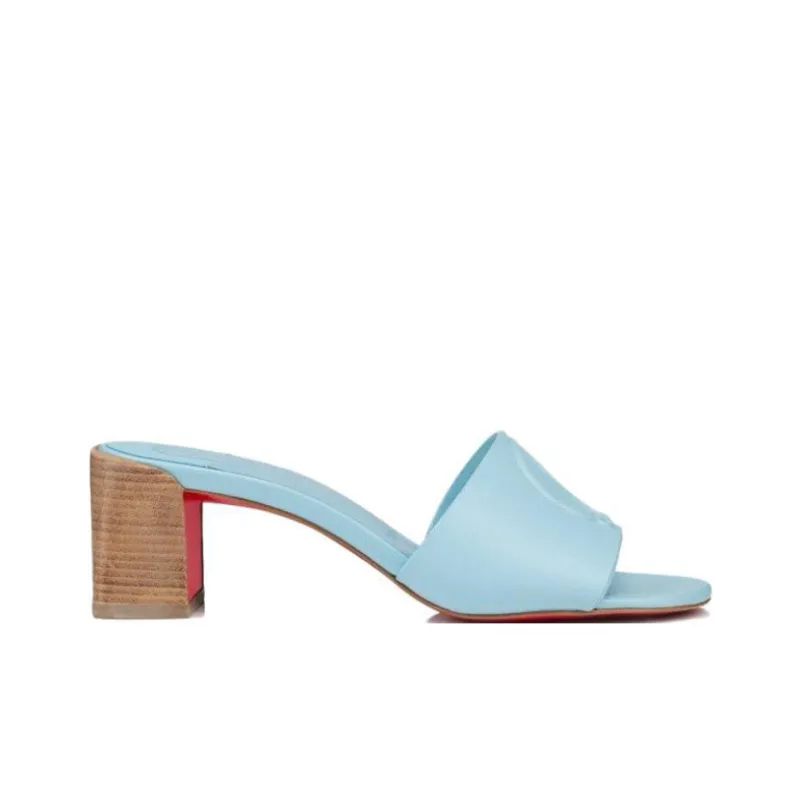 CL LUBOTING Slide Slippers Women's Blue-1
