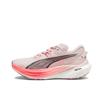 PUMA Deviate NITRO 3 Anti Slip Wear Resistant Low Top Running Shoes Women's Pink