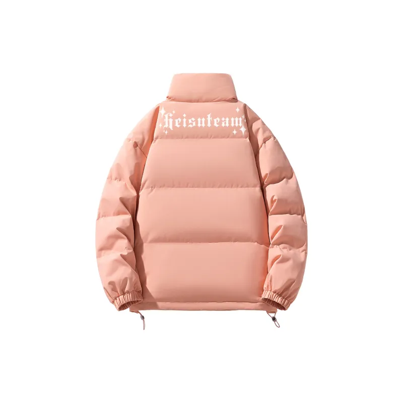 HEISU Quilting Cocoon Shaped Puffer Jacket Winter Unisex-8