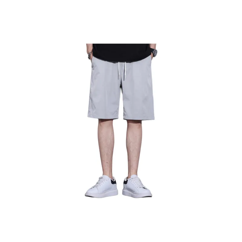 Tonlion Casual Shorts Men's Light Gray-1