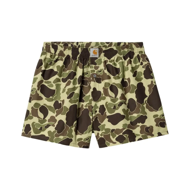 Carhartt WIP Cotton Boxer Green Camo Duck-0