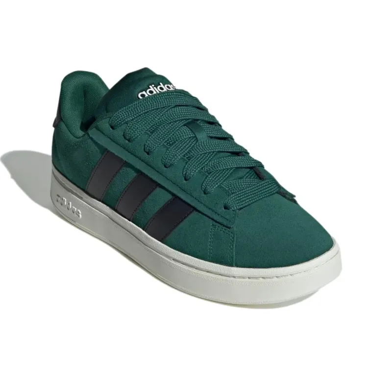 Adidas GRAND COURT ALPHA Anti Slip Wear Resistant Low Top Skateboard Shoes Unisex Green-2