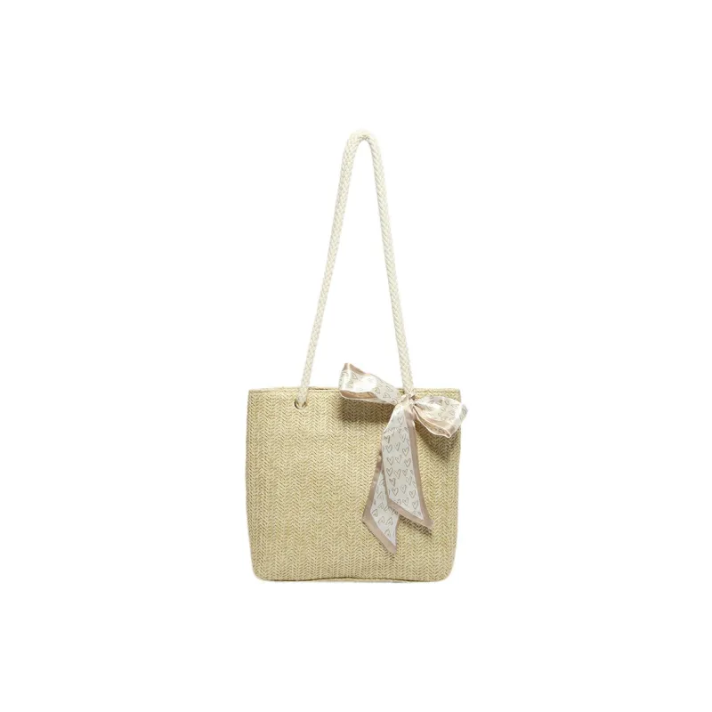 S.REPHEN Straw Shoulder Bag Regular Women's _Nsec Khaki/Ecru-0