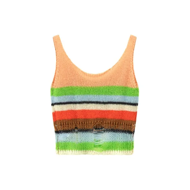 CHUU Tank Tops Women's Orange Red-1