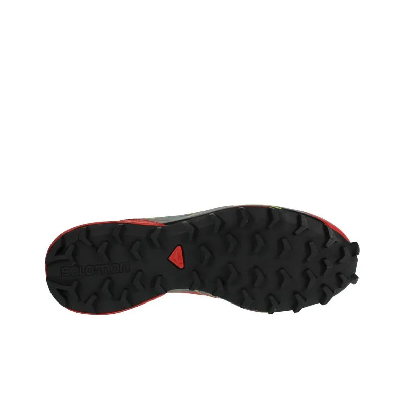 SALOMON SPEEDCROSS PRO Slip Resistant Quick Dry Lightweight Low Top Trail Running Shoes Men's Red-3