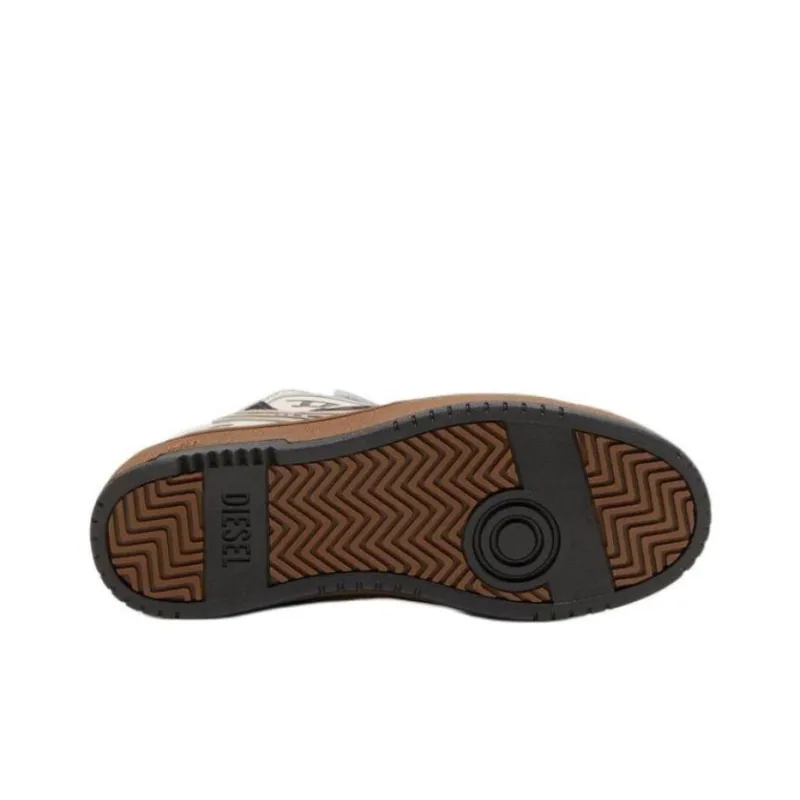 DIESEL S-Ukiyo Low-Top Skateboard Shoes Men's Beige-5