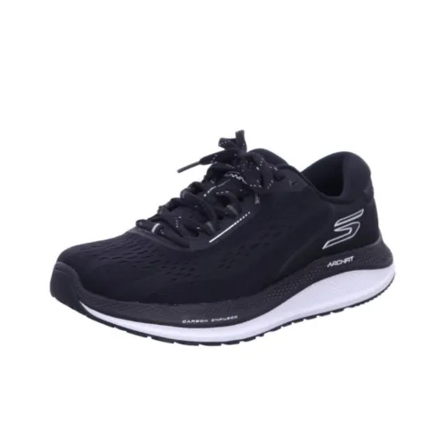 Skechers GO RUN Training Shoes Men Low-Top Black