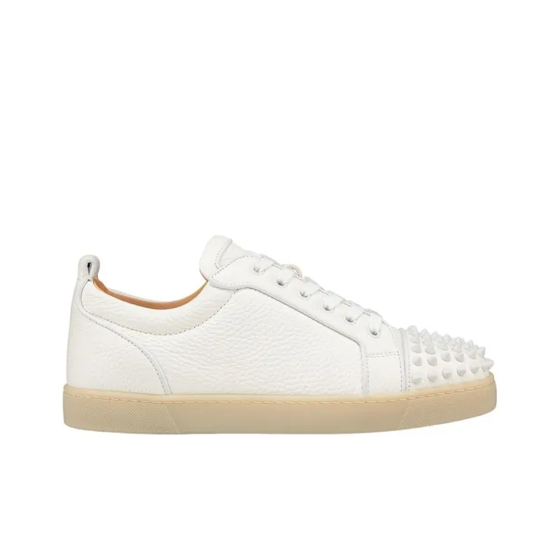 Christian Louboutin Louis Junior Spikes Orlato White-1