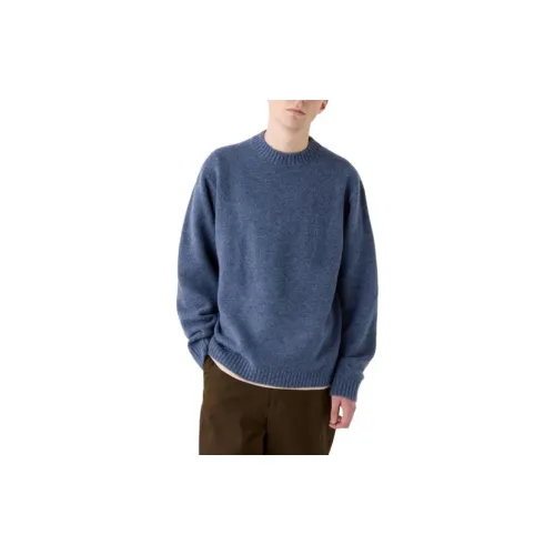 UNIQLO Sweaters Unisex Sea Blue