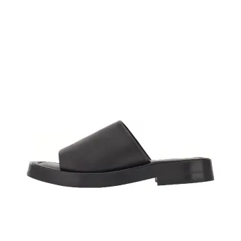 FERRAGAMO Crossover strap Leather Slides