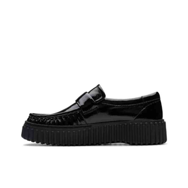 Clarks Loafers 4cm Women's Black-0