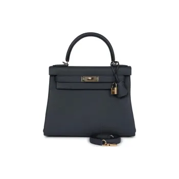 HERMES Togo Calfskin Kelly Bag Handbags Regular Women's H0 Misty Gray