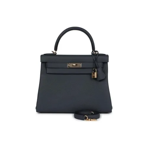 HERMES Togo Calfskin Kelly Bag Handbags Regular Women's H0 Misty Gray