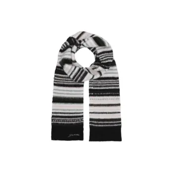 GANNI Striped Scarf