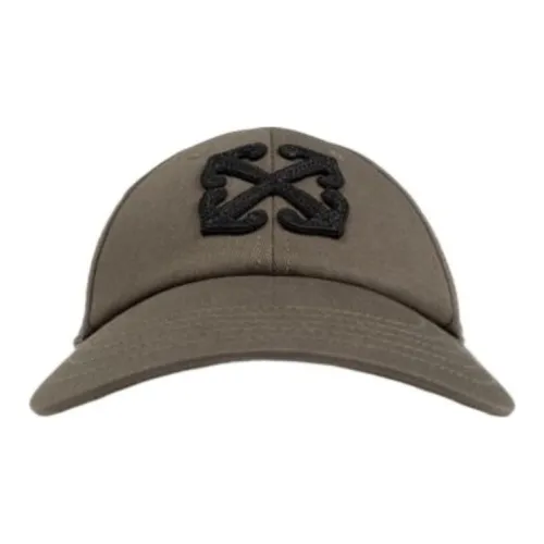 OFF-WHITE Arrow Drill Logo Embroidered Baseball Cap