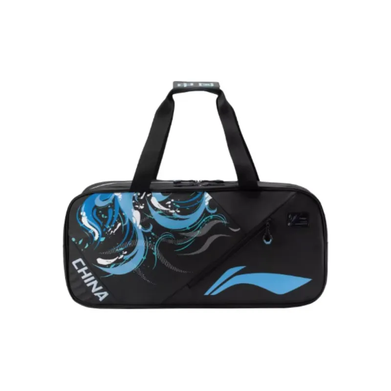 LiNing Polyester Badminton Bag, Gym Bag, Handbag Regular Unisex Black-0