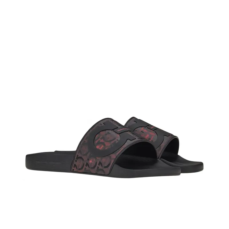 FERRAGAMO GANCINI Stylish Sandal Men's Red-2