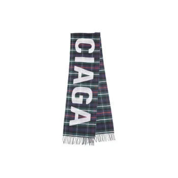 Balenciaga 2010s Tartan check Scarf