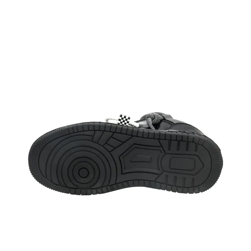 KFT Puffy Shoes Cushioning, Abrasion Resistant, Height Increasing Low Top Skateboard Shoes Unisex-20