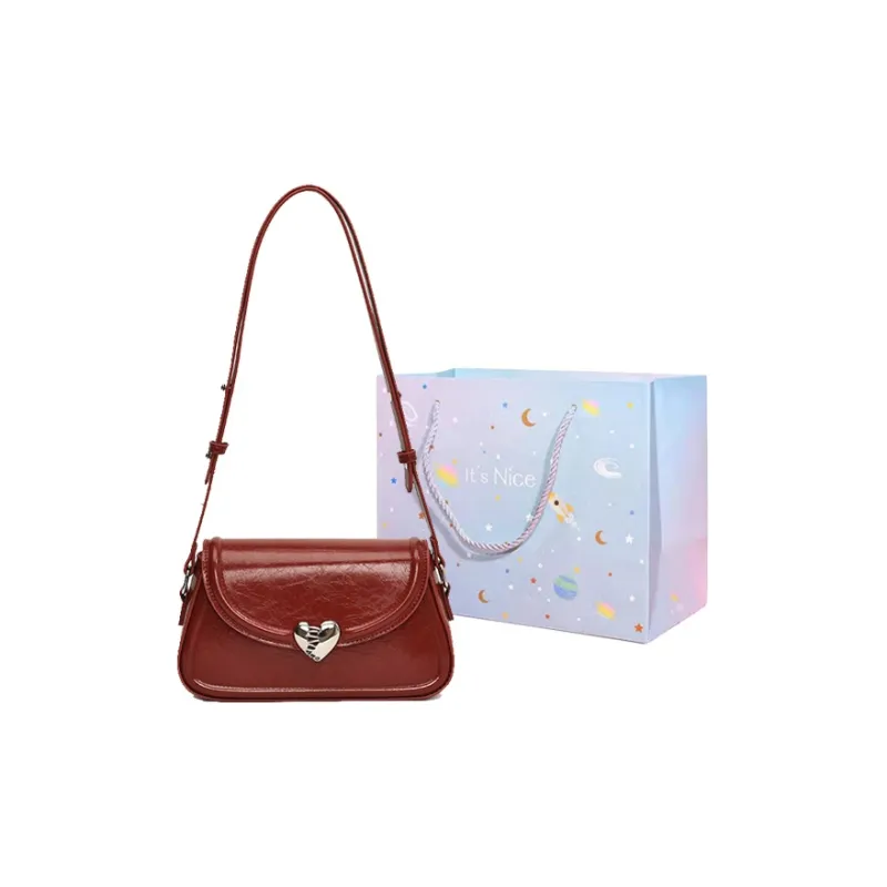GOX PU Shoulder Bag, Crossbody Bag Regular Women's White/Silver/Black/Red-9