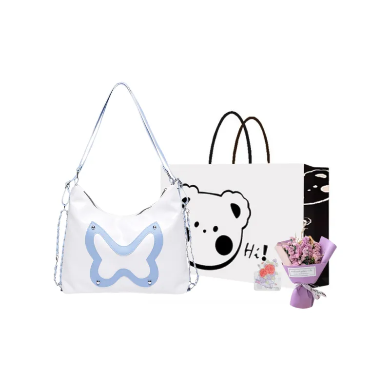 NX DOUGHNUT PU Backpack Regular Women's Black/White/Silver-18