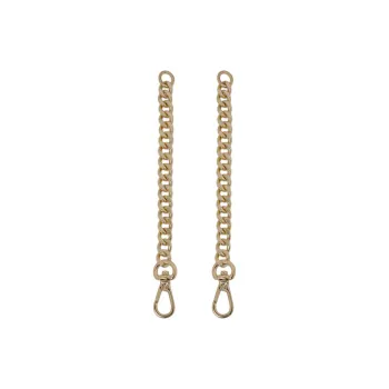 Strathberry Metal Bag Straps Women's Gold