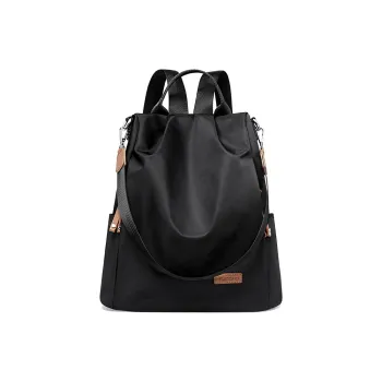 TUCANO Fabric Backpack Large Size Women's Black/Khaki