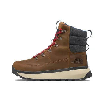 THE NORTH FACE Water Resistant Wear Resistant Slip Resistant Short Outdoor Boots Men's Brown Gray