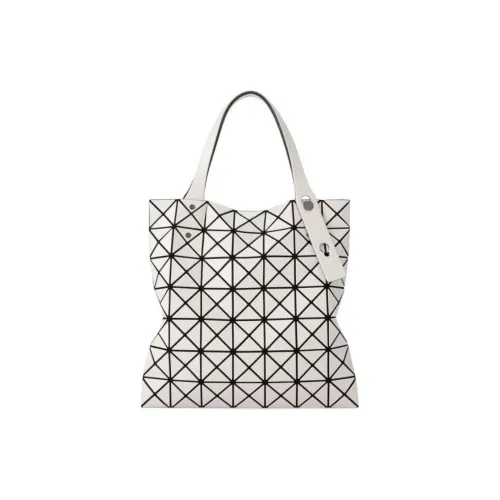 ISSEY MIYAKE Polyvinyl Chloride One Shoulder Handbags Small Size Women's Light Gray