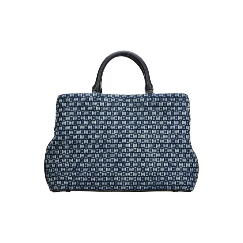 GUESS Denim Shoulder Bag Crossbody Bag Handbag Women's Blue-2