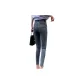 Blue Gray Cropped Pants